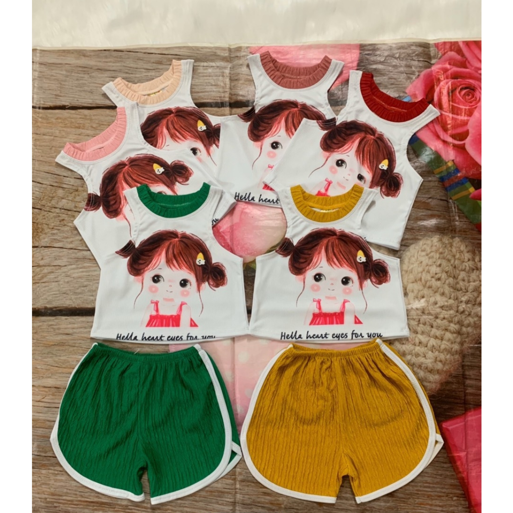 Bộ Thun Xốp Sát Nách Bé (6-14kg) (giao màu ngẫu nhiên)
