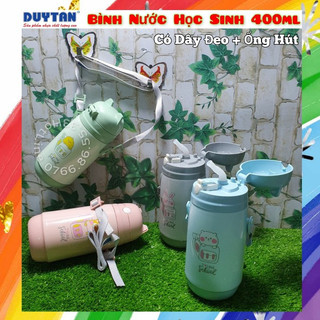 🚀TBA SHOP🚀Bình nước học sinh Matsu Có Ống Hút ,Bình nước cho bé đi học Nhựa Duy Tân