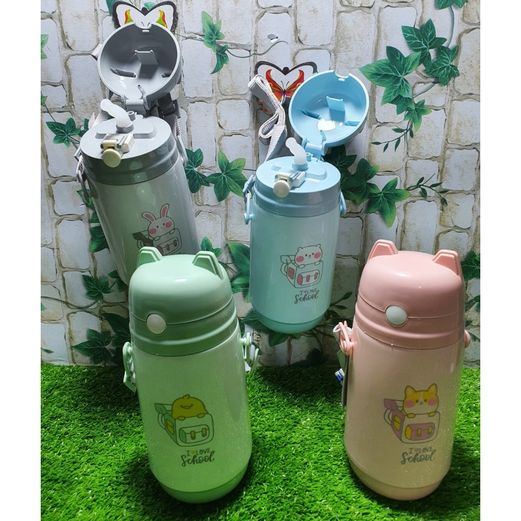 🚀TBA SHOP🚀Bình nước học sinh Matsu Có Ống Hút ,Bình nước cho bé đi học Nhựa Duy Tân
