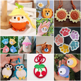 Túi tỏi cho bé, túi len mini, túi đựng tỏi
