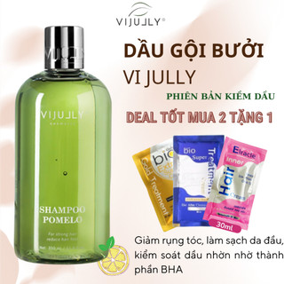 Dầu Gội Bưởi Vijully Cosmetic Giảm Rụng Tóc 350ml,  Dầu Gội Pomelo Dưỡng Mượt Tóc Mọc Tóc Nhanh