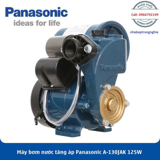 Máy bơm tăng áp nước Panasonic A-130JAK 125W / A-200JAK 200W  BẢO HÀNH CHÍNH HÃNG ĐIỆN TỬ 12 THÁNG TẠI NHÀ