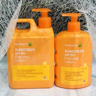Kem chống nắng Woolworths Everyday SPF 50+ chính hãng 500ml