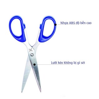Kéo học sinh, văn phòng SC02 dài 20cm (giao màu ngẫu nhiên)