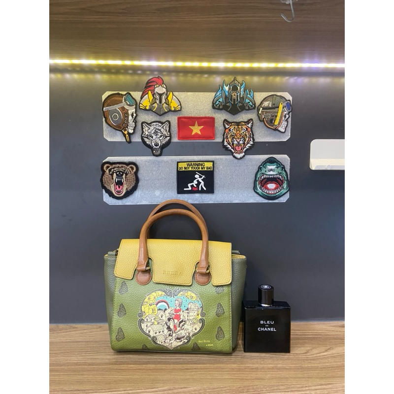 Túi si da thật Brera