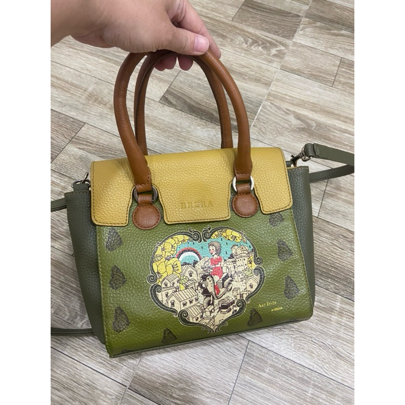 Túi si da thật Brera