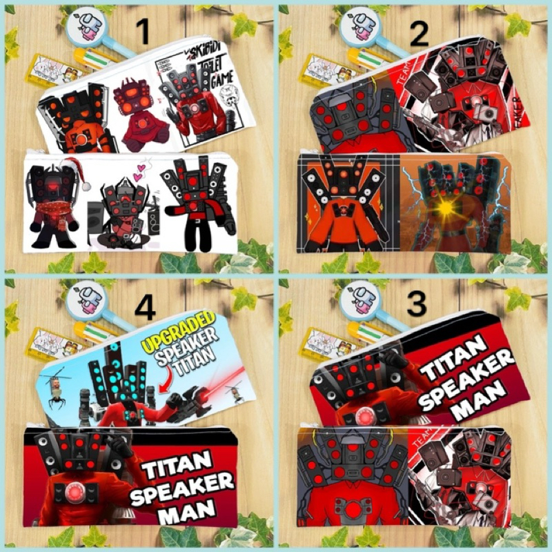 Ví bút titan speakerman skibidi toilet / hộp bút hinh titan speakerman skibidi toilet