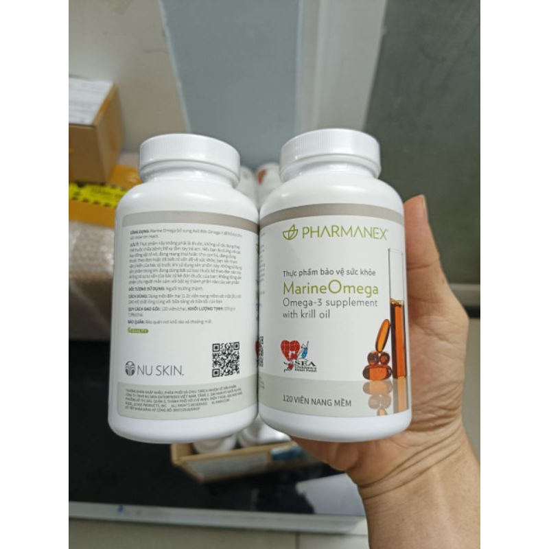 [ Có Bán Sỉ ] Nuskin Omega 3 Marine - Omega3 nuskin hỗ trợ tim mạch, da, tóc, móng.