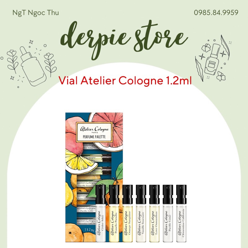 Nước hoa unisex Atelier Cologne : Clementine - Citron d'Erable