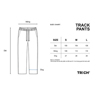 CLUBTRICH TRACK PANTS ( Quần nỉ TRICH ống xuông rộng phiên bản 2023)