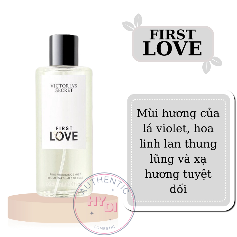 FULL SIZE FIRST LOVE - XỊT THƠM DƯỠNG THỂ VICTORIA'S SECRET USA