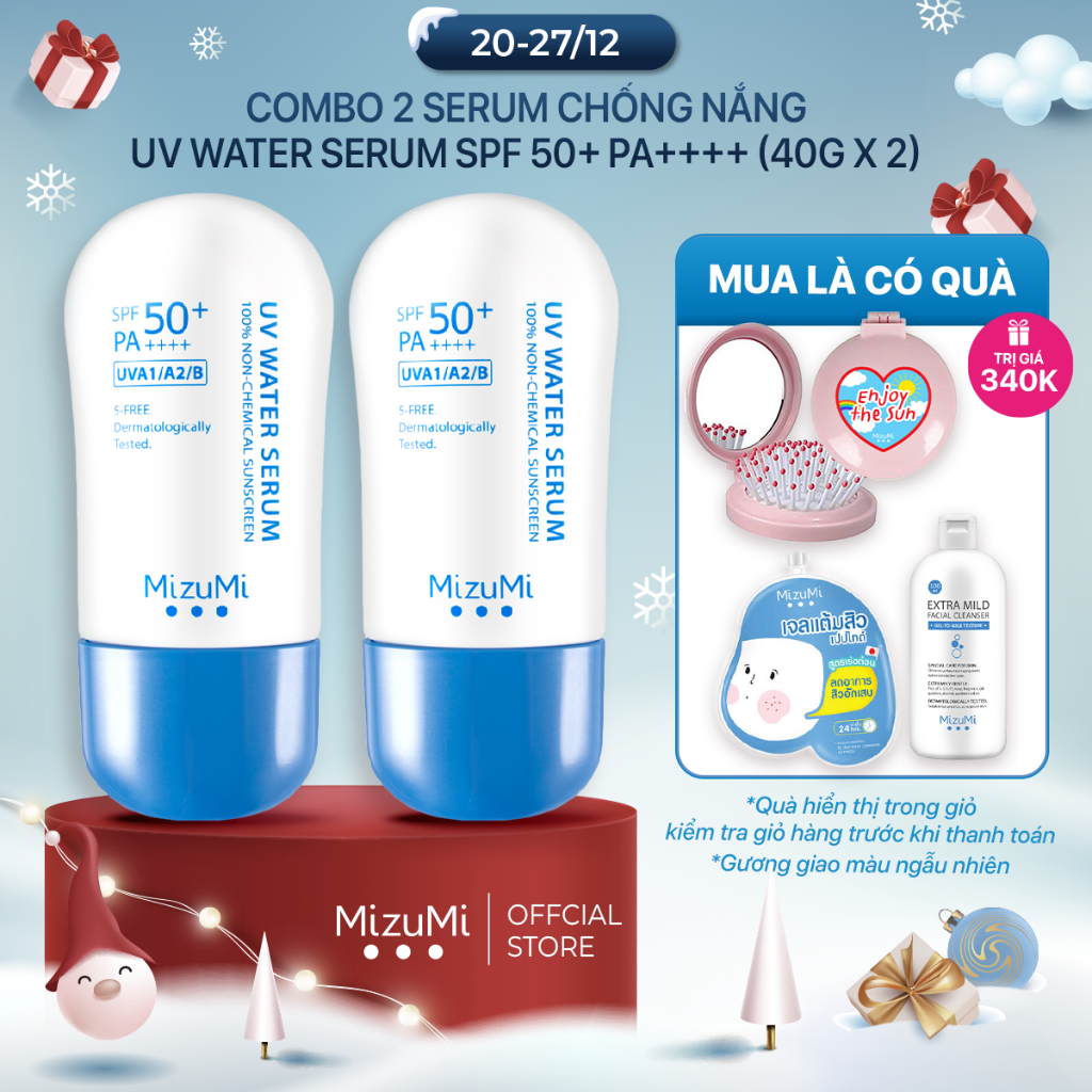 MizuMi Serum chống nắng cho da nhạy cảm UV Water Serum SPF 50+ PA++++