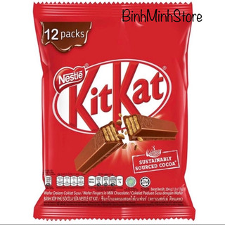 Kit kat gói vị socola 12 thanh/vị matcha 8 thanh