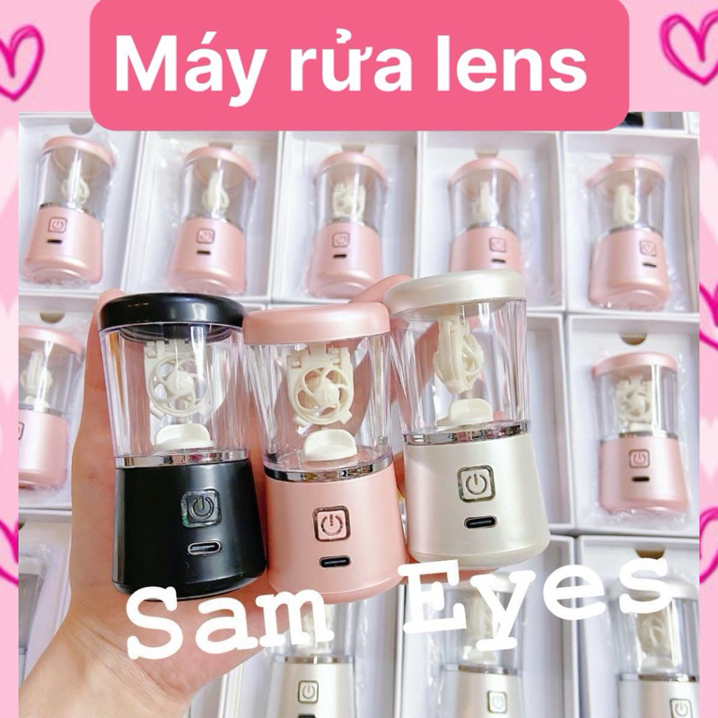 Máy rửa lens hình dáng cute giống máy xay sinh tố- Máy rửa kính áp tròng