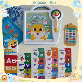 Bút chấm đọc học tiếng anh có âm nhạc kích thích giác quan cho bé - pink fong babyshark