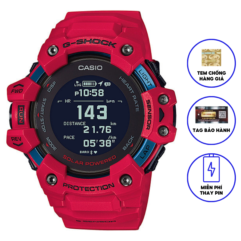 Đồng Hồ Casio Nam Dây Nhựa GSHOCK GBD-H1000-4DR Chính Hãng