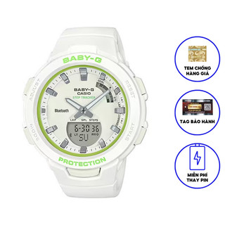 Đồng Hồ Nữ Casio Dây Nhựa BABYG BSA-B100SC-7ADR Chính Hãng