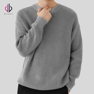 Áo Len Nam Cổ Tròn Dài Tay DYACI Kiểu Dáng Sweater Cao Cấp Phong Cách Hàn Quốc Form Rộng  Nhiều Màu DYACI Hạt Gạo AL69