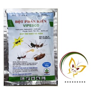 Bột phấn kiến vipesco - diệt trừ kiến gián - #155b# 50g