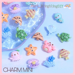 Phụ kiện charm mini hình cá sao biển vỏ sò dễ thương