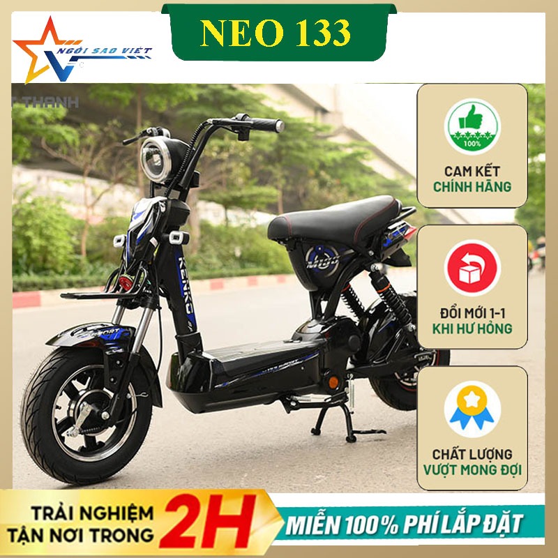 XE ĐẠP ĐIỆN KENKO M133 G15 Trợ Sạc Nhanh Xe 35-45km/lần sạc Xe Đạp Điện Cho Học Sinh Đi Học Az15