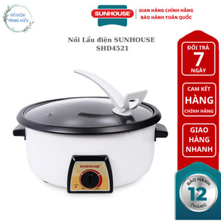 nồi lẩu điện đa năng SUNHOUSE SHD4521 - bảo hành chính hãng 12 tháng
