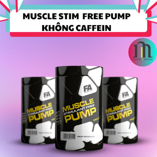 'pre không caffein ' fa muscle stimulant free pump