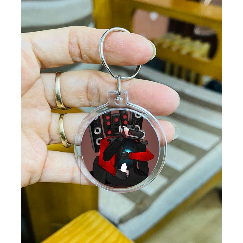 Móc khóa titan speakerman skibidi toilet / móc treo hinh titan speakerman game skibidi toiletm