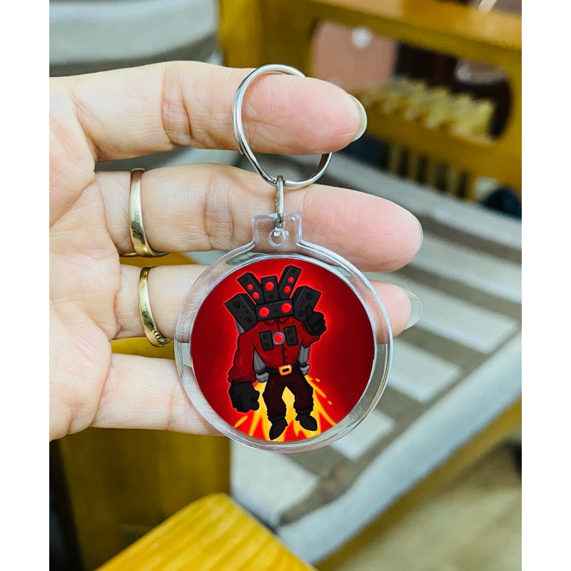 Móc khóa titan speakerman skibidi toilet / móc treo hinh titan speakerman game skibidi toiletm