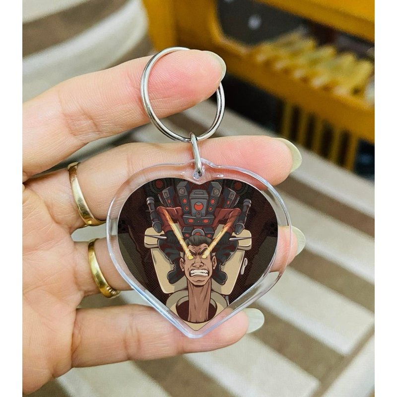 Móc khóa titan speakerman skibidi toilet / móc treo hinh titan speakerman game skibidi toiletm