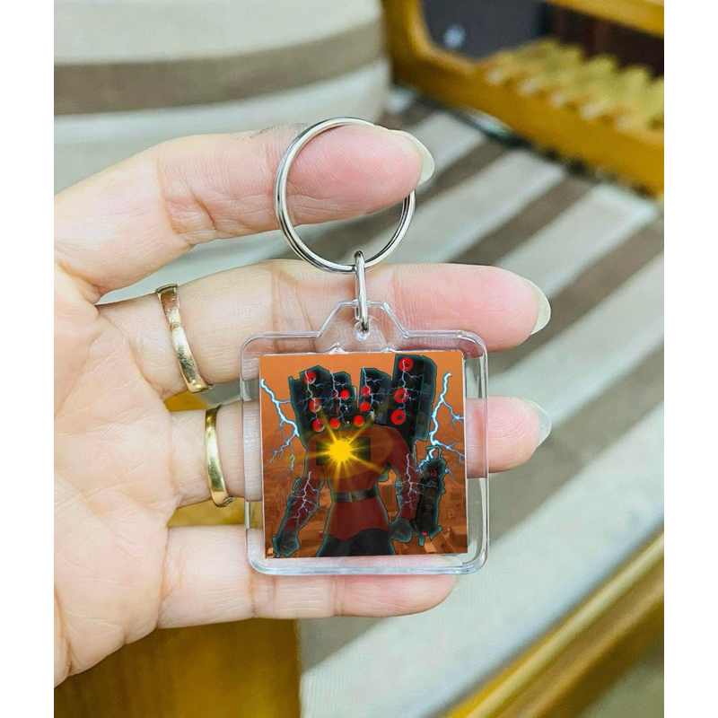 Móc khóa titan speakerman skibidi toilet / móc treo hinh titan speakerman game skibidi toiletm