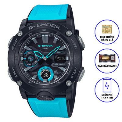 Đồng Hồ Casio Nam Dây Nhựa GSHOCK GA-2000-1A2 Chính Hãng
