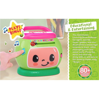 Trống học tập Cocomelon Learning Melon Drum -BAABEELAND