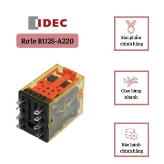 ( Chính Hãng ) Rơ le trung gian IDEC RU2S Relay RU4S (RU2S-A220,RU2S-A24,RU2S-D24,RU4S-A220,RU4S-A24,RU4S-D24,SN2S-05D)