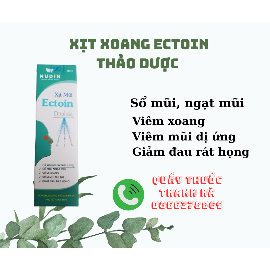 Xịt xoang ectoin thảo dược