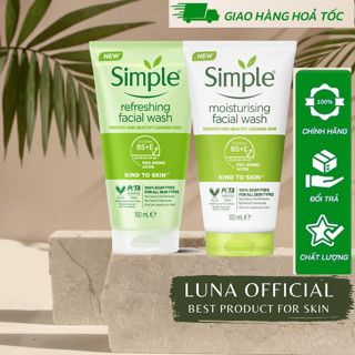 Sữa Rửa Mặt Dạng Gel Simple Kind To Skin Refreshing Facial Wash 150ml
