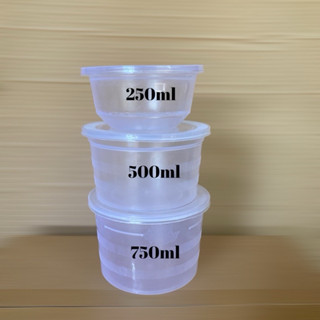 Set 100 hộp nhựa PP đựng thức ăn mang đi kèm nắp