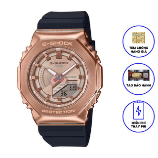 Đồng hồ casio nữ dây nhựa Chính Hãng GSHOCK GM-S2100PG-1A4DR