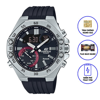Đồng Hồ Nam Casio Dây Nhựa Chính Hãng EDIFICE ECB-10P-1ADF