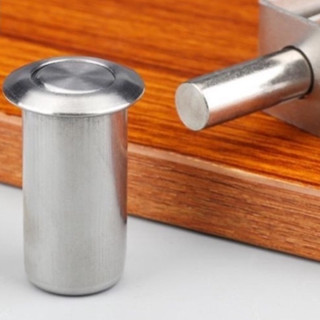 Hố chốt âm cửa chặn cát,chặn bụi bằng inox lỗ 15mm
