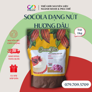 Socola Dạng Hạt Nút Hương Dâu Cacao Talk