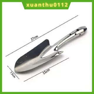  Dụng cụ làm vườn loại To cỡ đại- xẻng trồng cây cảnh hoa- Xẻng xới đất trồng cây hoa rau sạch inox 