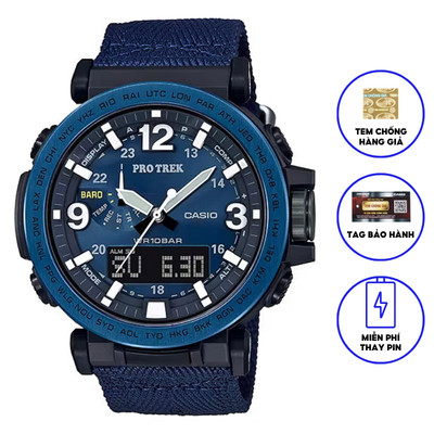 Đồng hồ nam dây vải quân đội chính hãng Casio PRO TREK PRG-600YB-2DR