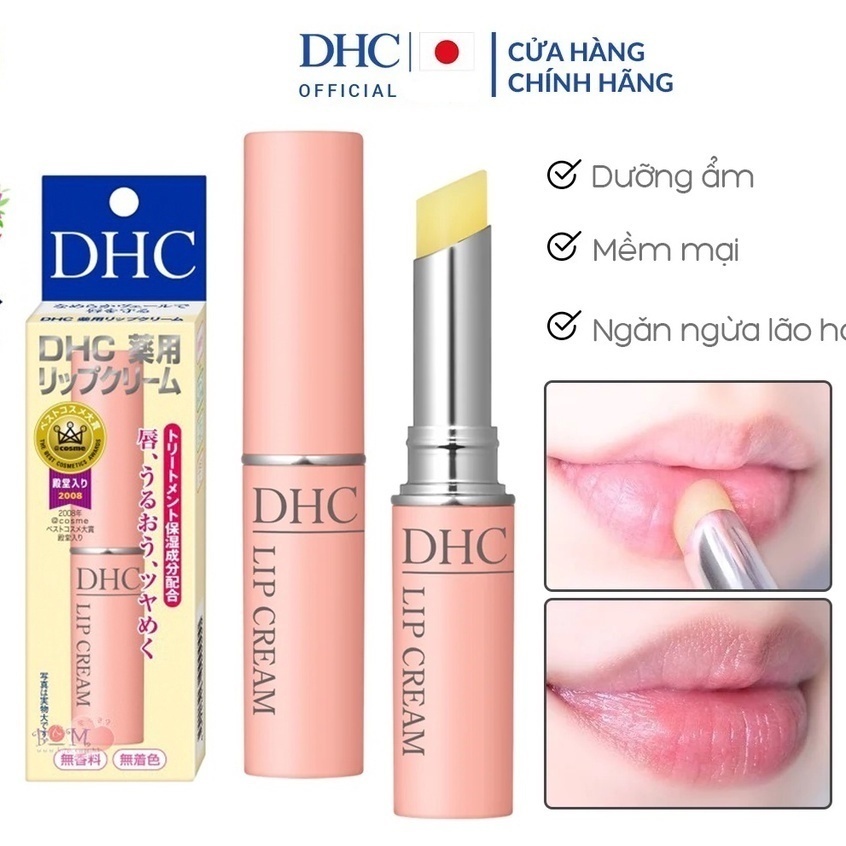 Son dưỡng môi DHC Lip Cream dưỡng ẩm làm mềm môi 1,5g