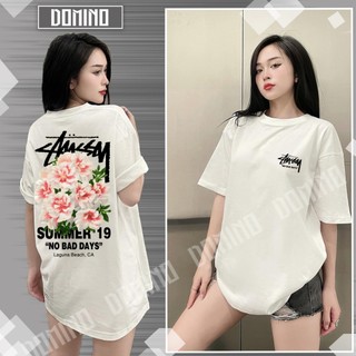 Áo thun unisex stussy no bad day form rộng unisex nam nữ chất vải cotton