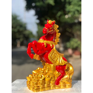 Heo đất/lợn đất hình ngựa vàng | decor | ống tiết kiệm | 12 con giáp | phong thủy | kèm ảnh thật | freeship