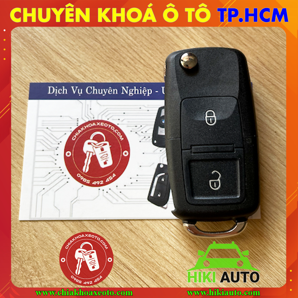 Chìa khoá remote gập Ford Everest 2007-2015, Chìa khoá gập tiện lợi và tặng móc khoá siều bền
