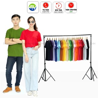 Áo thun trơn nhiều màu t-shirt thoitrang24h phom xuông cho nam và nữ