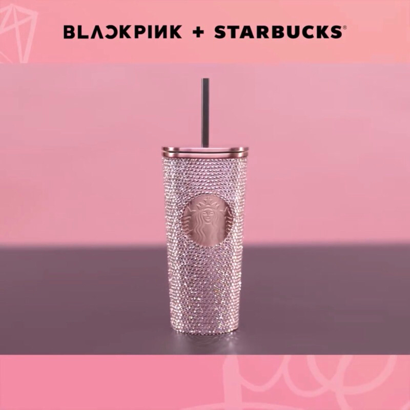 [CHÍNH HÃNG] Ly đá STARBUCKS x BLACKPINK RHINESTONE COLD CUP 16Oz (ảnh thật do shop chụp)