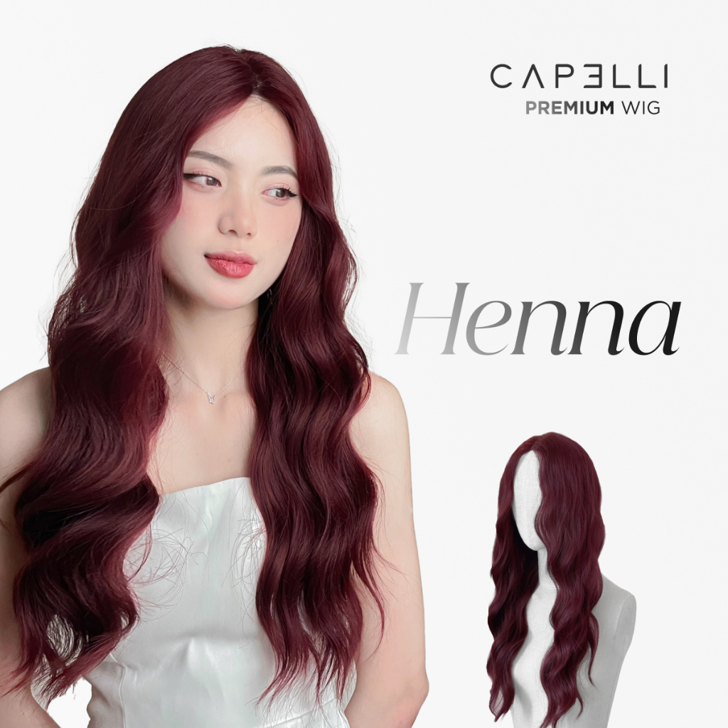 Tóc Siêu Da Đầu CAPELLI Henna Premium Wig